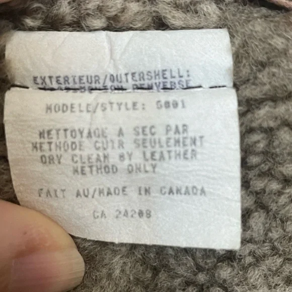 Men's Brown 100% Sheepskin Shearling Coat - Vintage Oscar Leopold - Picture 8 of 11